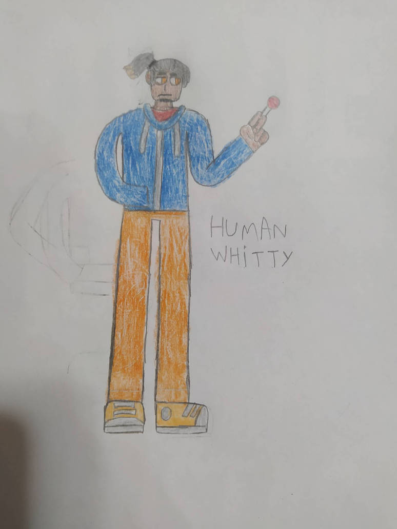 My version of human whitty by johnson283 on DeviantArt