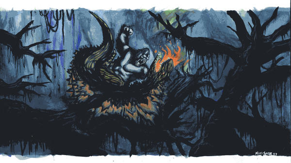 Godzilla vs King Kong by starvingzombie on DeviantArt