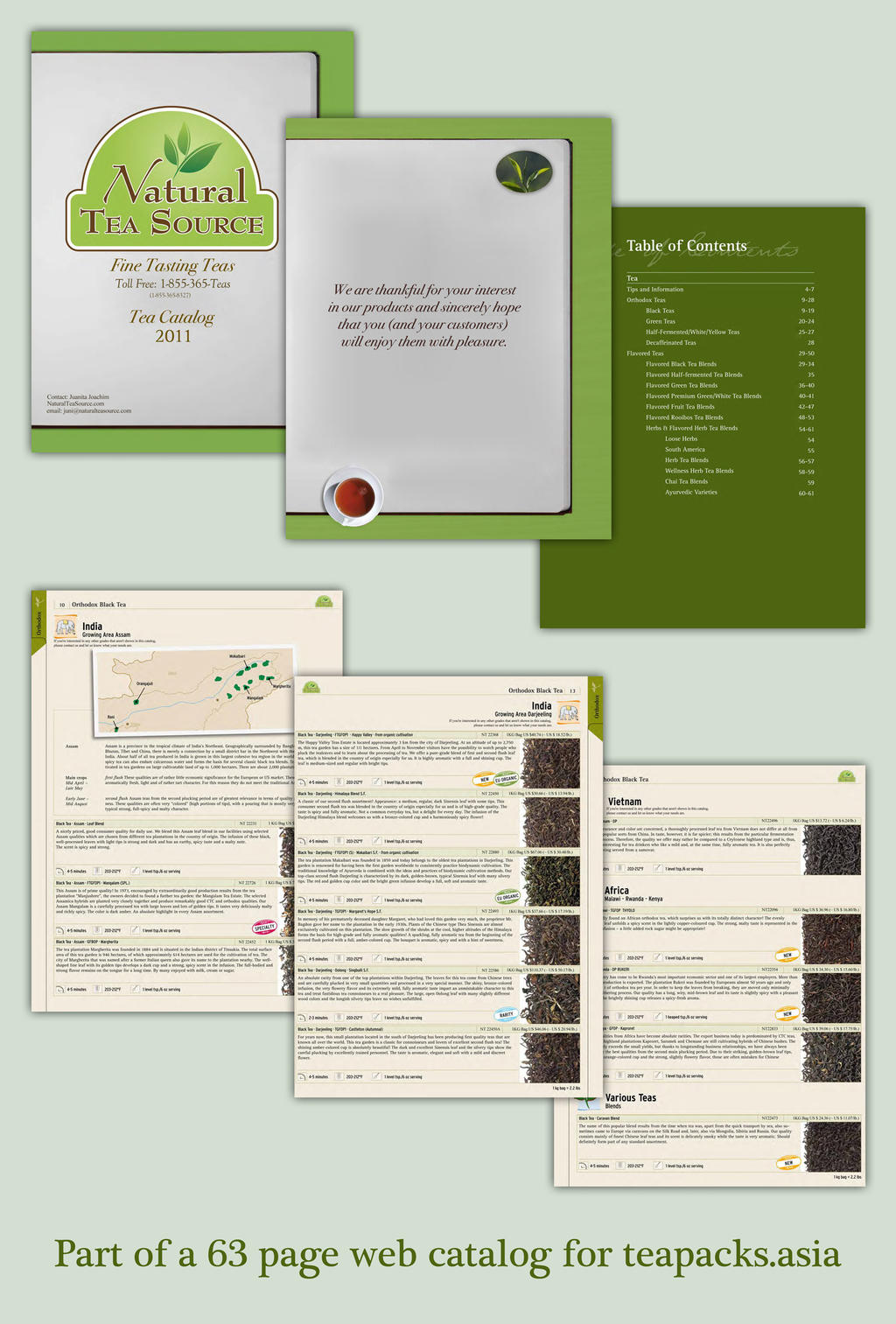 Natural Tea Source Catalog