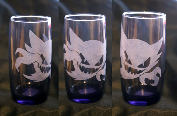 -Etsy- Purple Laser Engraved Haunter Glass