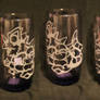 -Etsy- Purple Laser Engraved Nidoking Glass