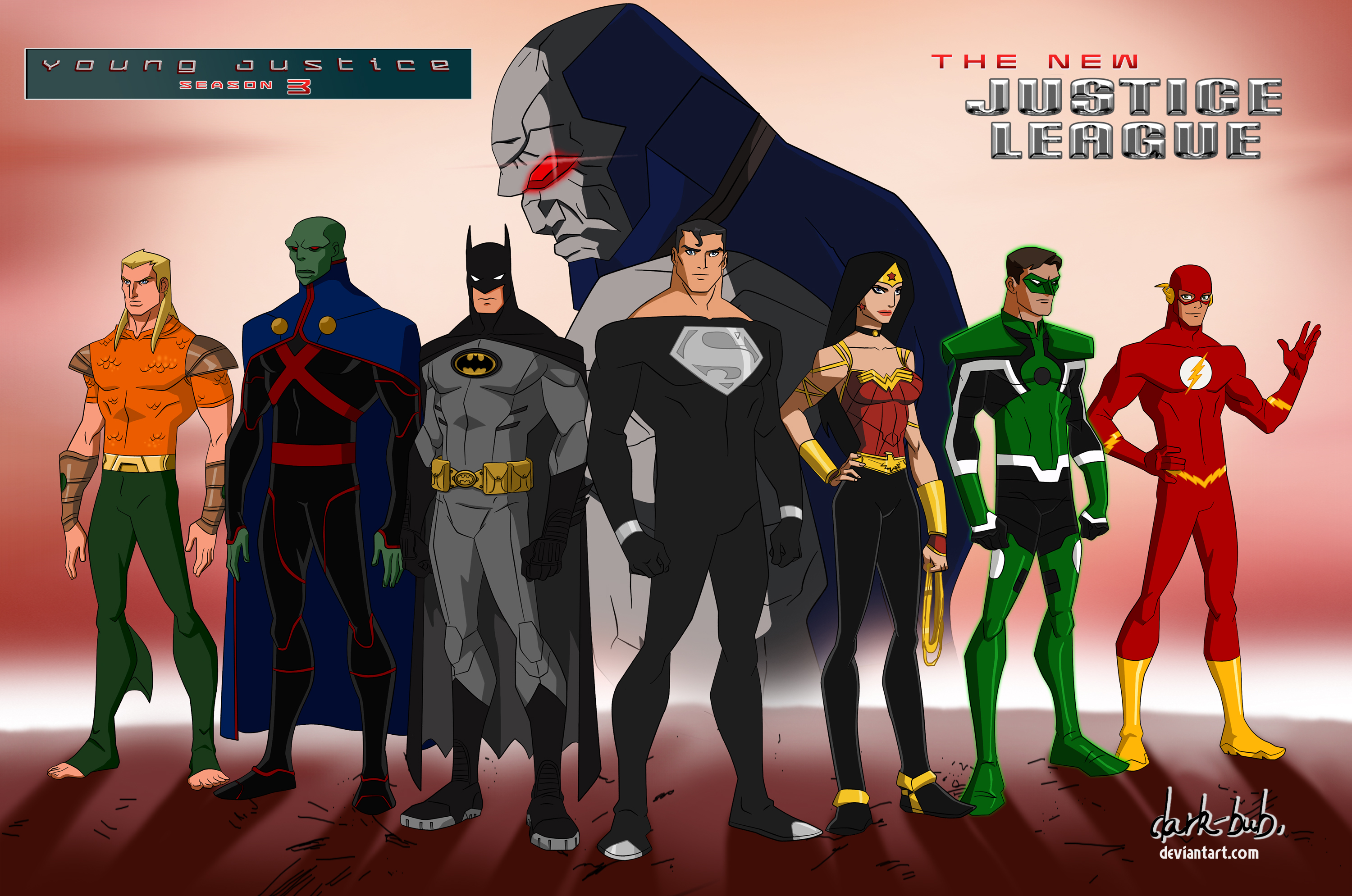 Young Justice Season 3 The Justice League Team by dark-BuB on DeviantArt