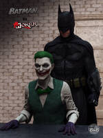 Batman vs Joker (TDK Interrogation) by dark-BuB
