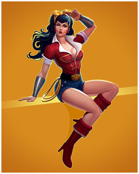 Wonder Woman pinup