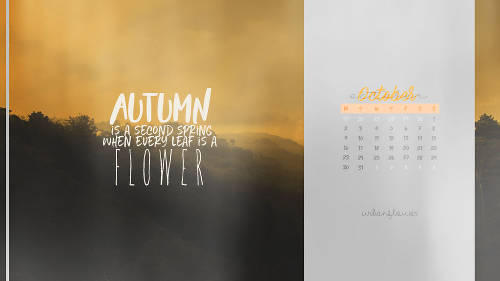 Studyblr Background Pc Studyblr Wallpaper October by UrbanFlowerGraphic on DeviantArt