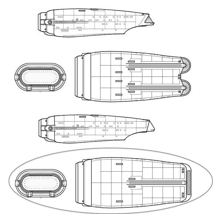 Secondary Hull (width)