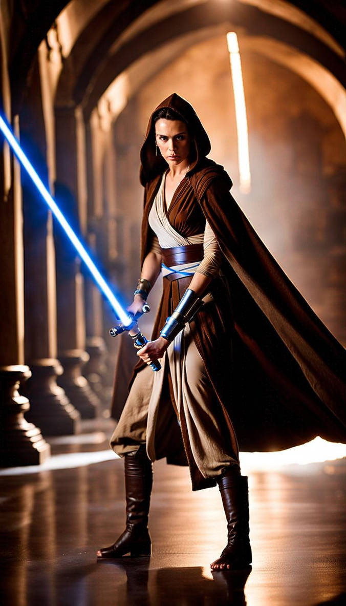 Jedi Master Rey by Kal-el4 on DeviantArt