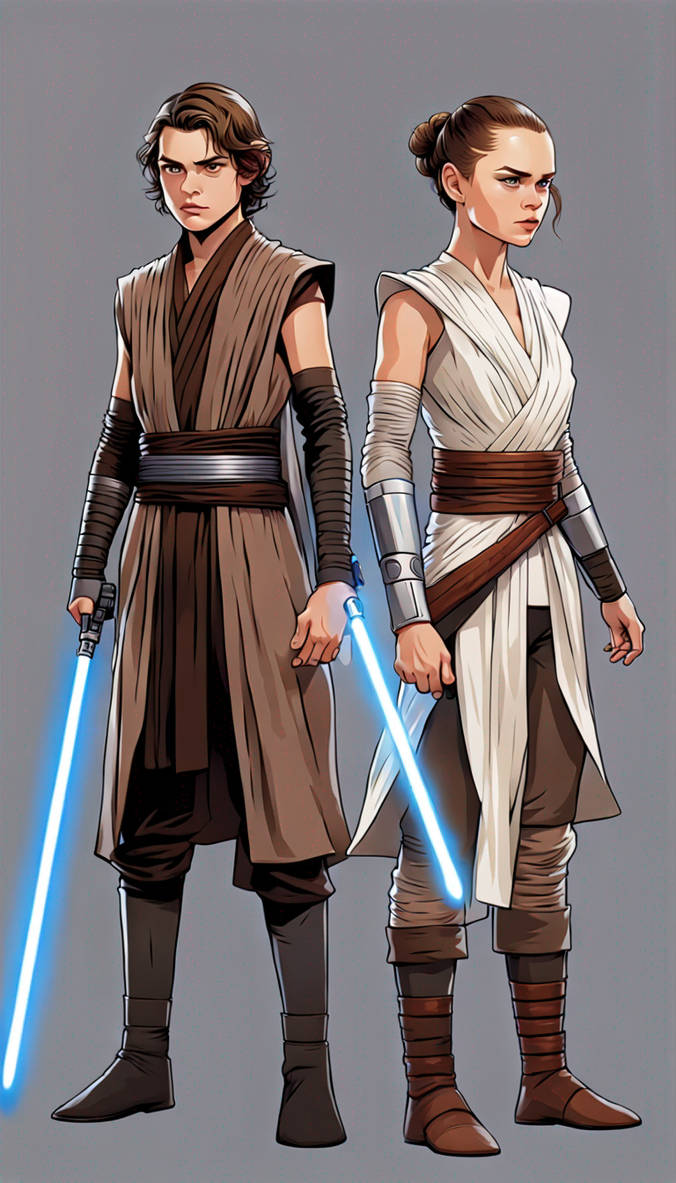 Anakin Rey Rey Skywalker and Anakin Skywalker by Kal-el4 on DeviantArt