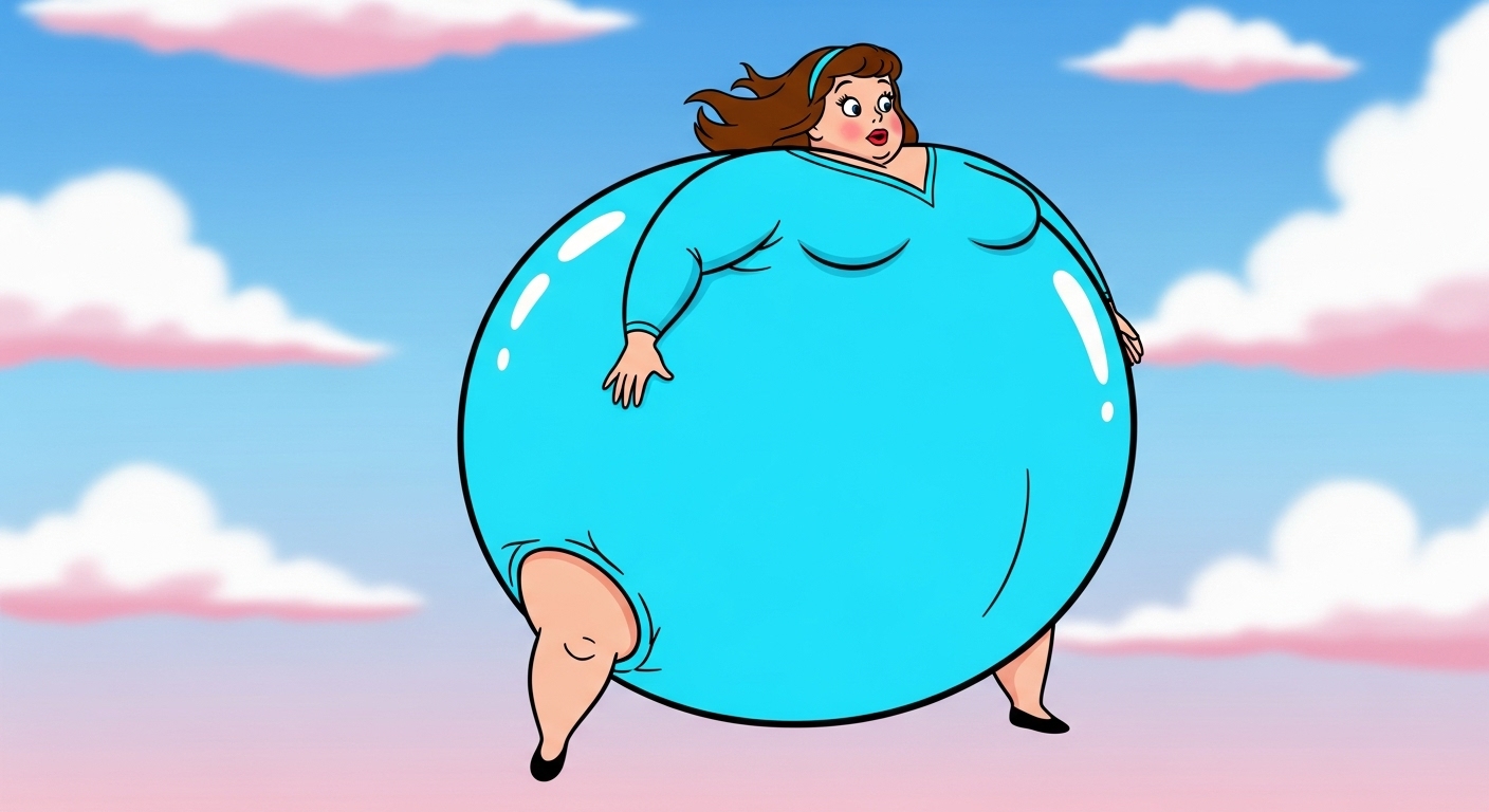 cartoon lady leotard inflation ai art 3 by dawson20151 on DeviantArt