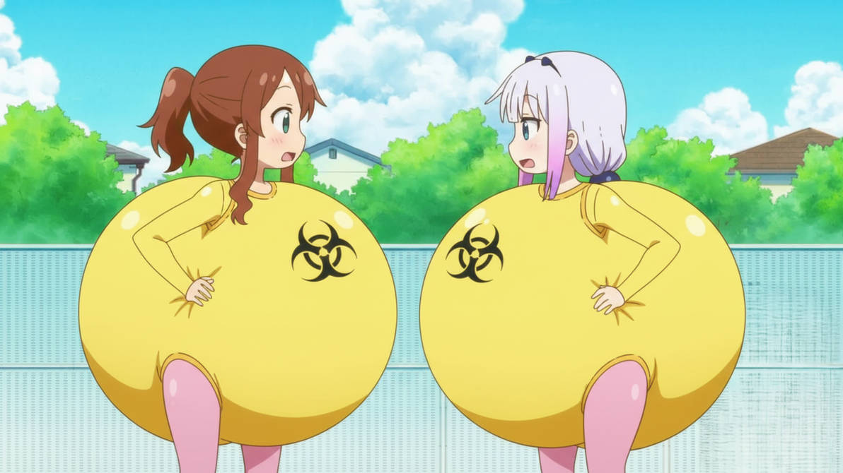 Inflation Edit Deviantart kanna and rikko inflation suit ai edit 37 by dawson20151 on DeviantArt