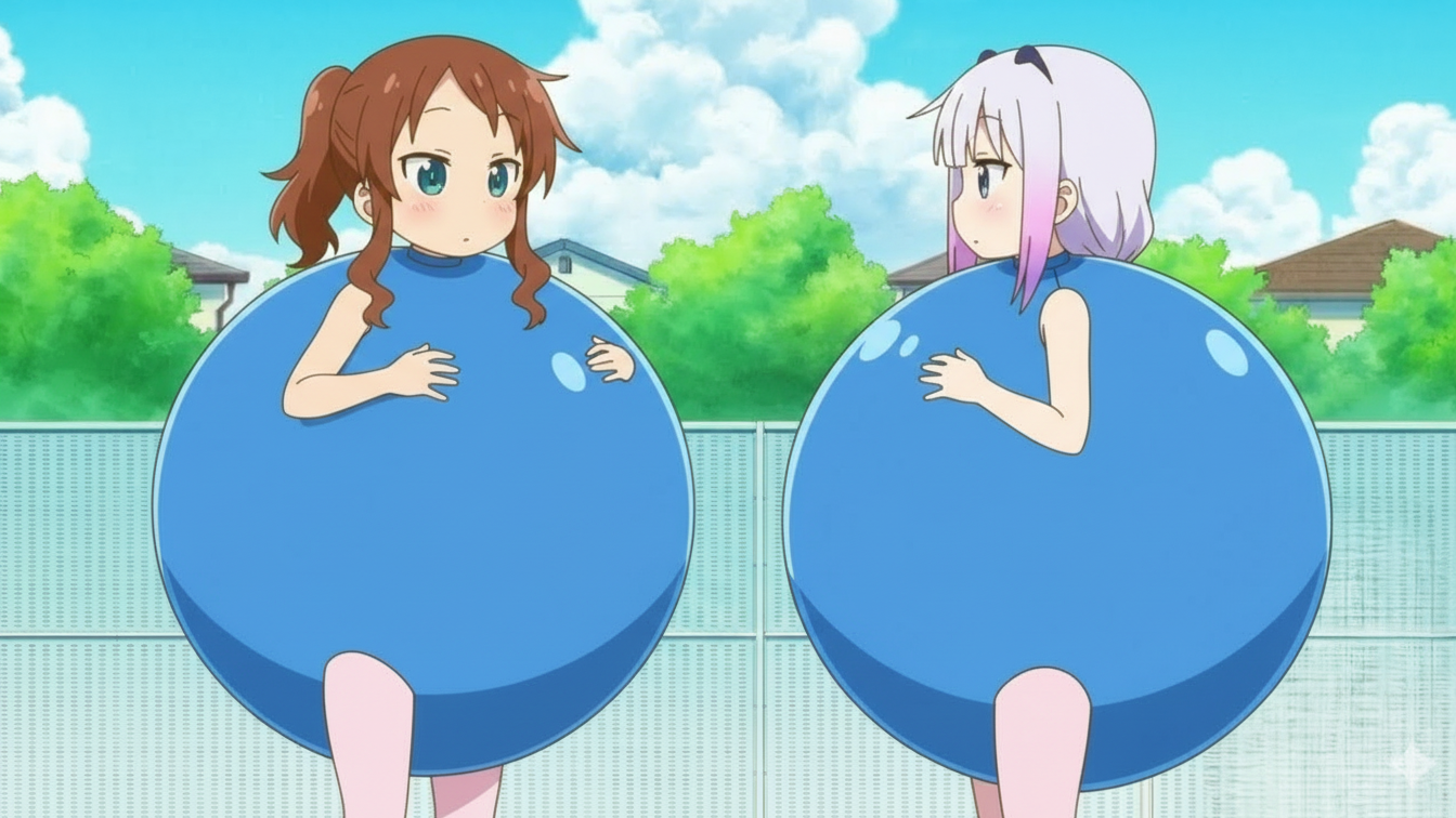 Inflation Edit Deviantart kanna and rikko inflation suit ai edit 95 by dawson20151 on DeviantArt