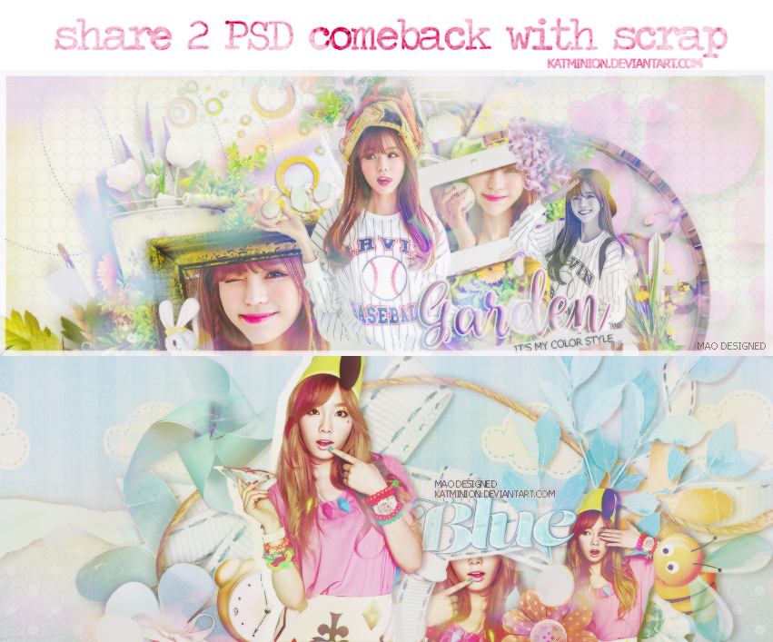 [SHARE PSD] 2 PSD COMEBACK WITH SCRAP