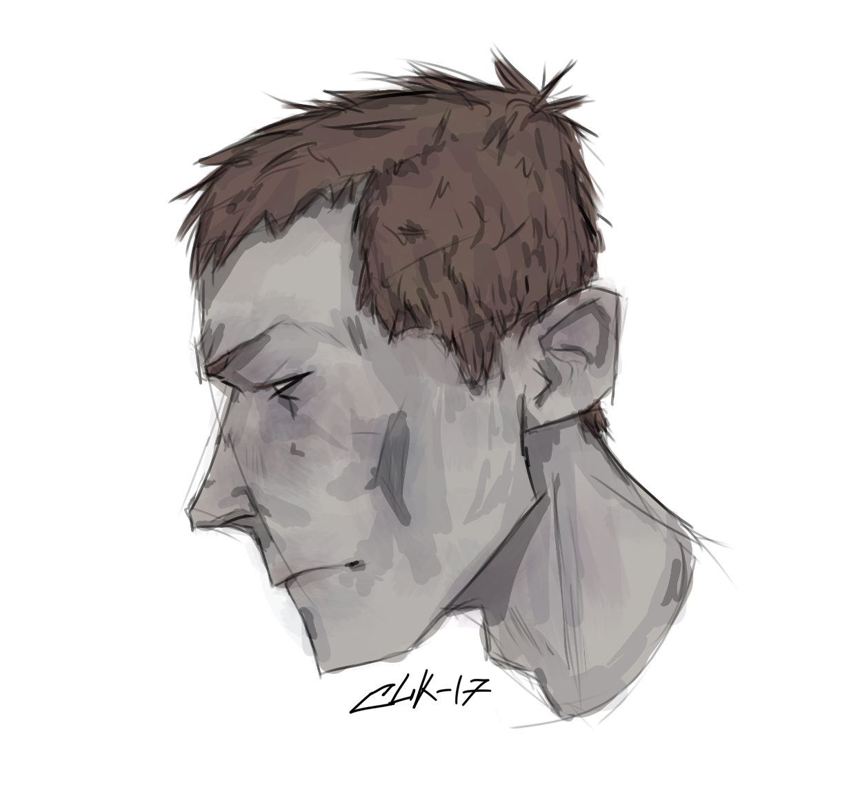 simple character drawing by clushke on DeviantArt