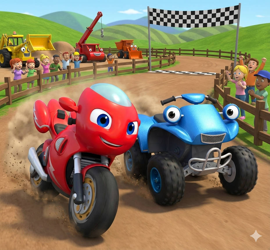 Ricky Racing Ricky Zoom and Scrambler Racing by bruceachio123 on DeviantArt
