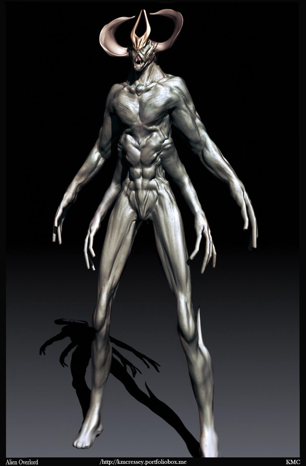 Alien Overlord Colored By Kmcressey On Deviantart -