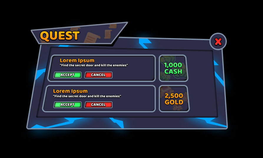 Roblox Quest UI by talhdevs on DeviantArt