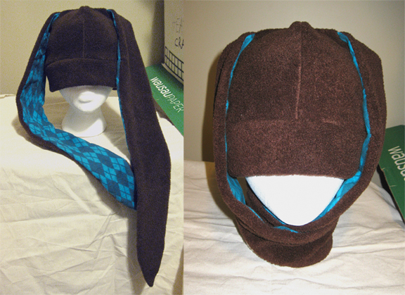 Long Eared Brown Bunny hat