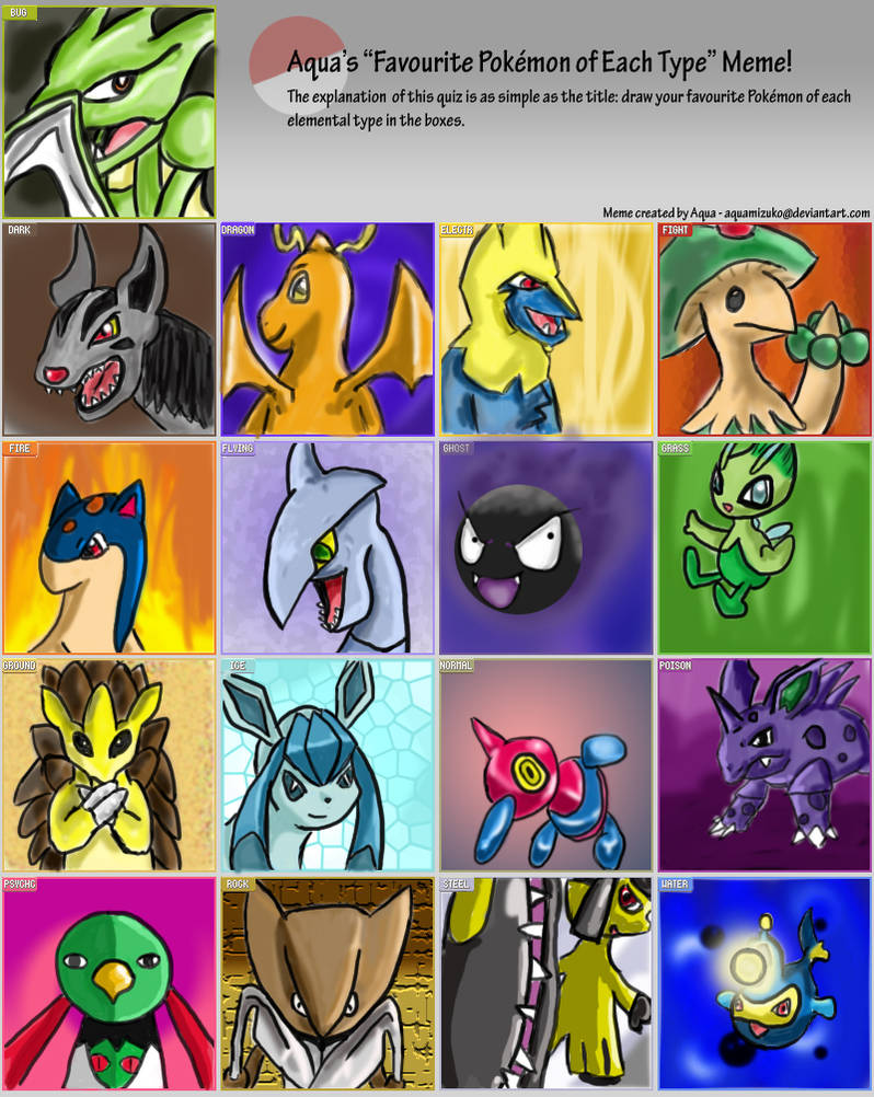 Pokemon Type Meme by Rata-Kul on DeviantArt