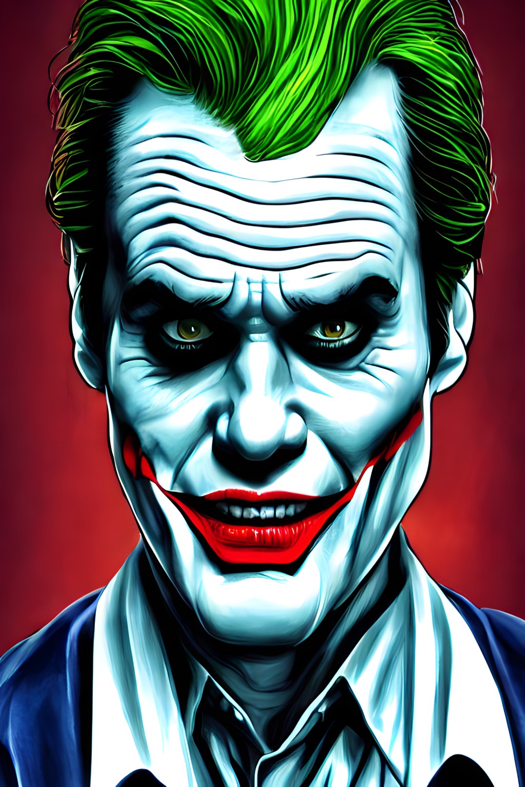 Jim Carrey as The Joker by Jessafer on DeviantArt