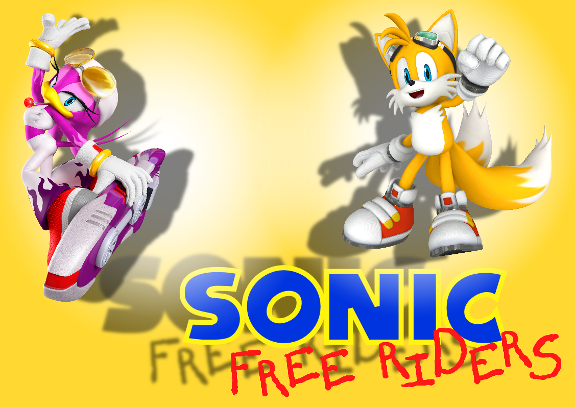Free Rider Tails Sonic Free Riders - Tails and Wave - Wallpaper by BingotheCat on DeviantArt