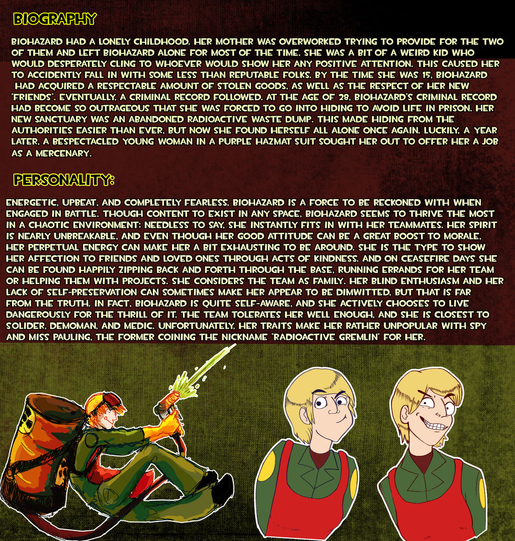 Biohazard Profile part 2 by Jacques-kun on DeviantArt