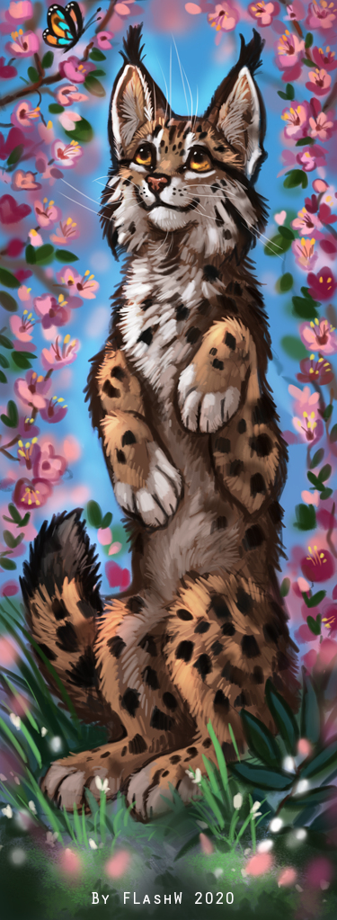 Lynx Rising Bookmark Lynx bookmark by FlashW on DeviantArt