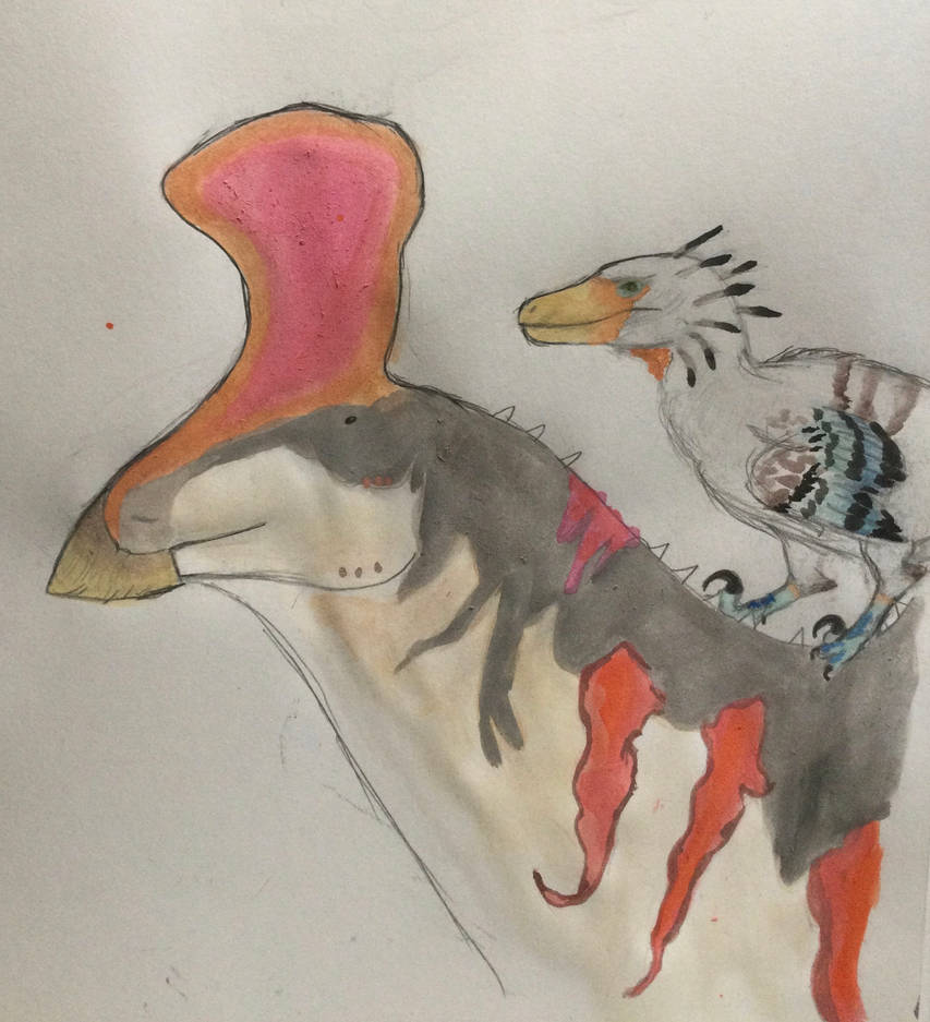 Accurate Dino Dex Tsintaosaurus and velociraptor by HeadProductions1014 ...