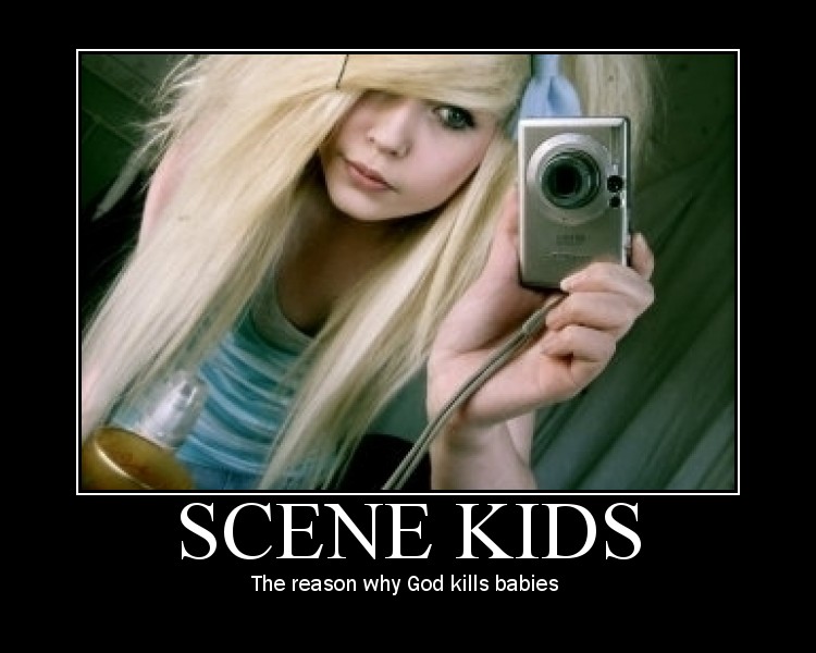 Scene Kids Un-Motivational