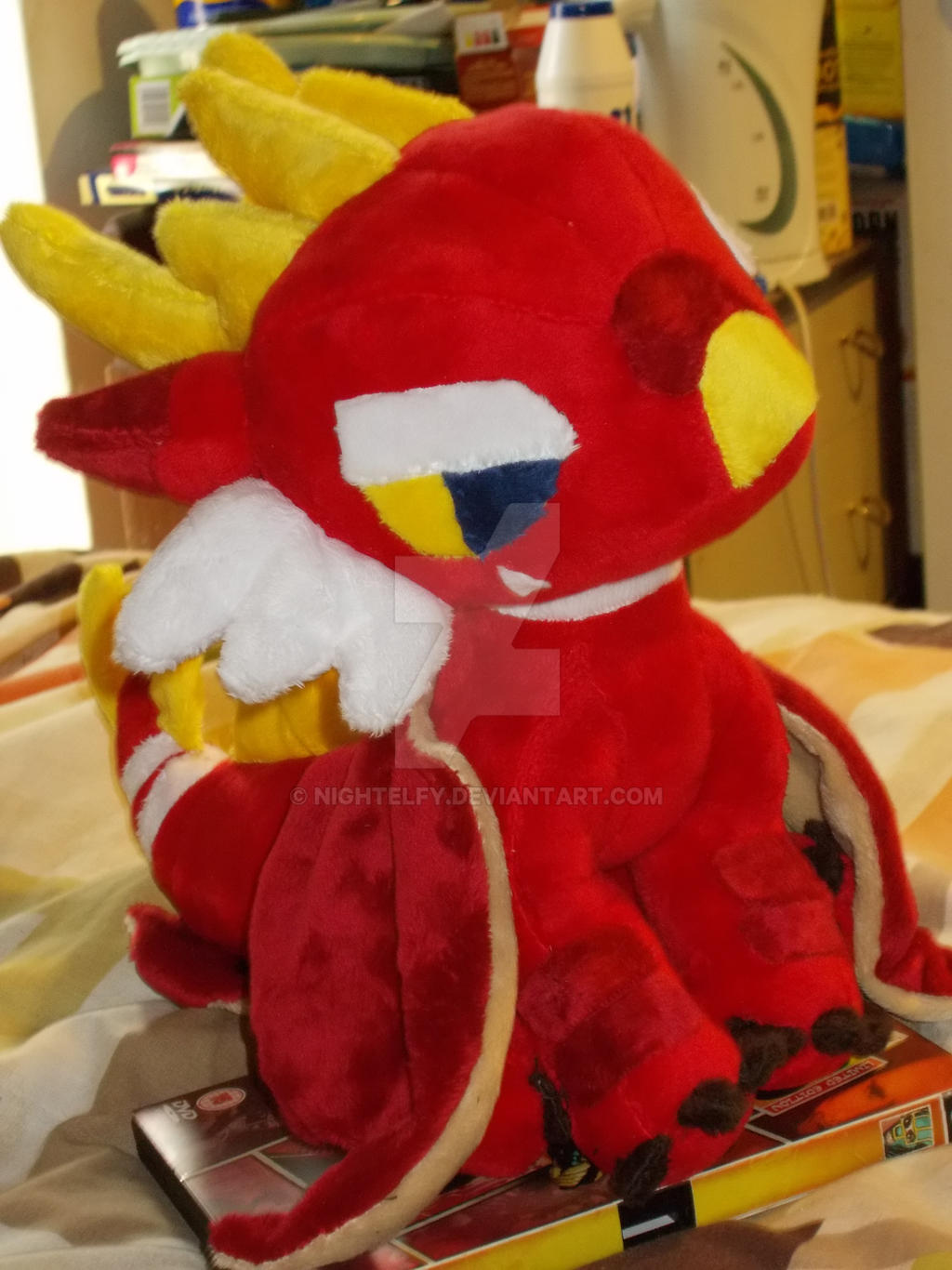 Commissioned dragon plush.