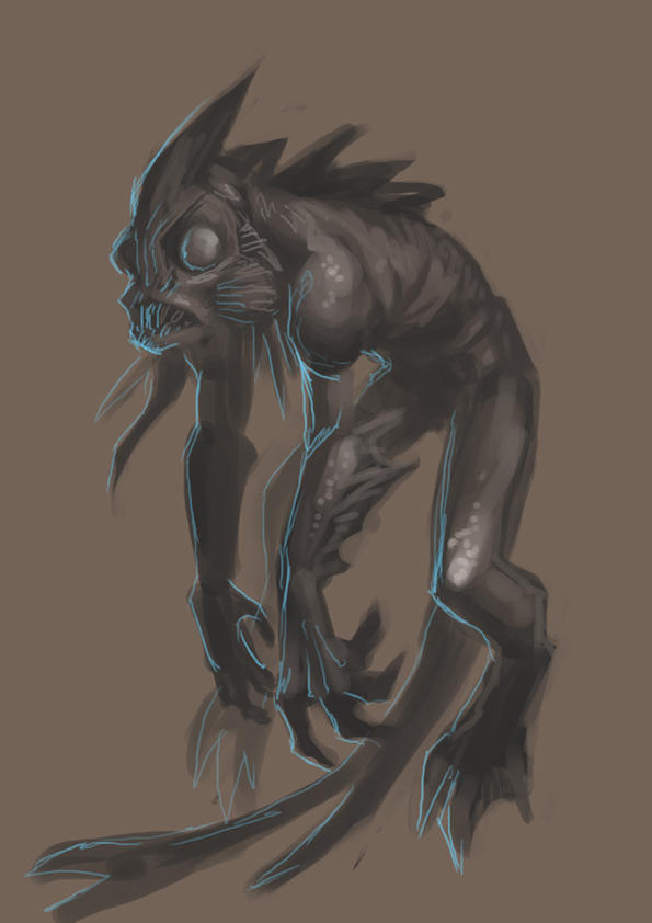 Fishman Pencil Quick Fishman Doodle by MightyMoose on DeviantArt