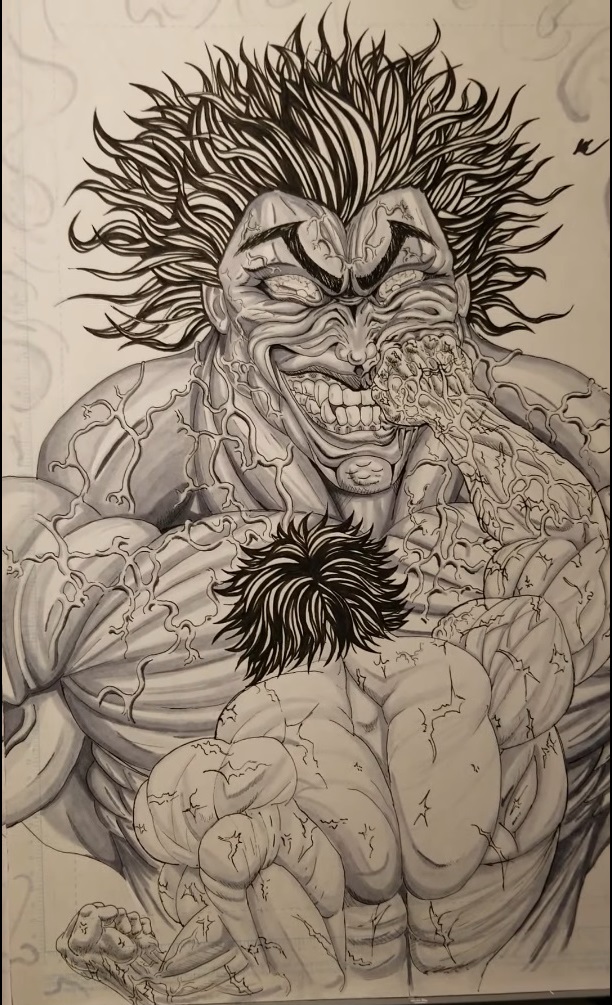 Baki vs Yujiro by Neta-art7182 on DeviantArt