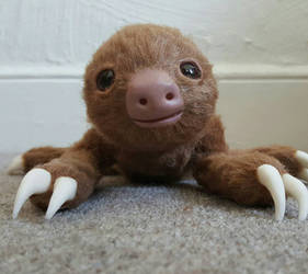 Poseable Sloth Art Doll