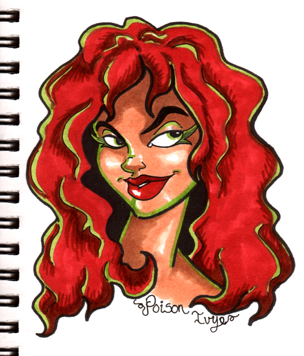 Poison Ivy marker bust