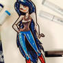 Marceline the Vampire Queen markers sketch