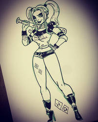 Harley of the Squad sketch