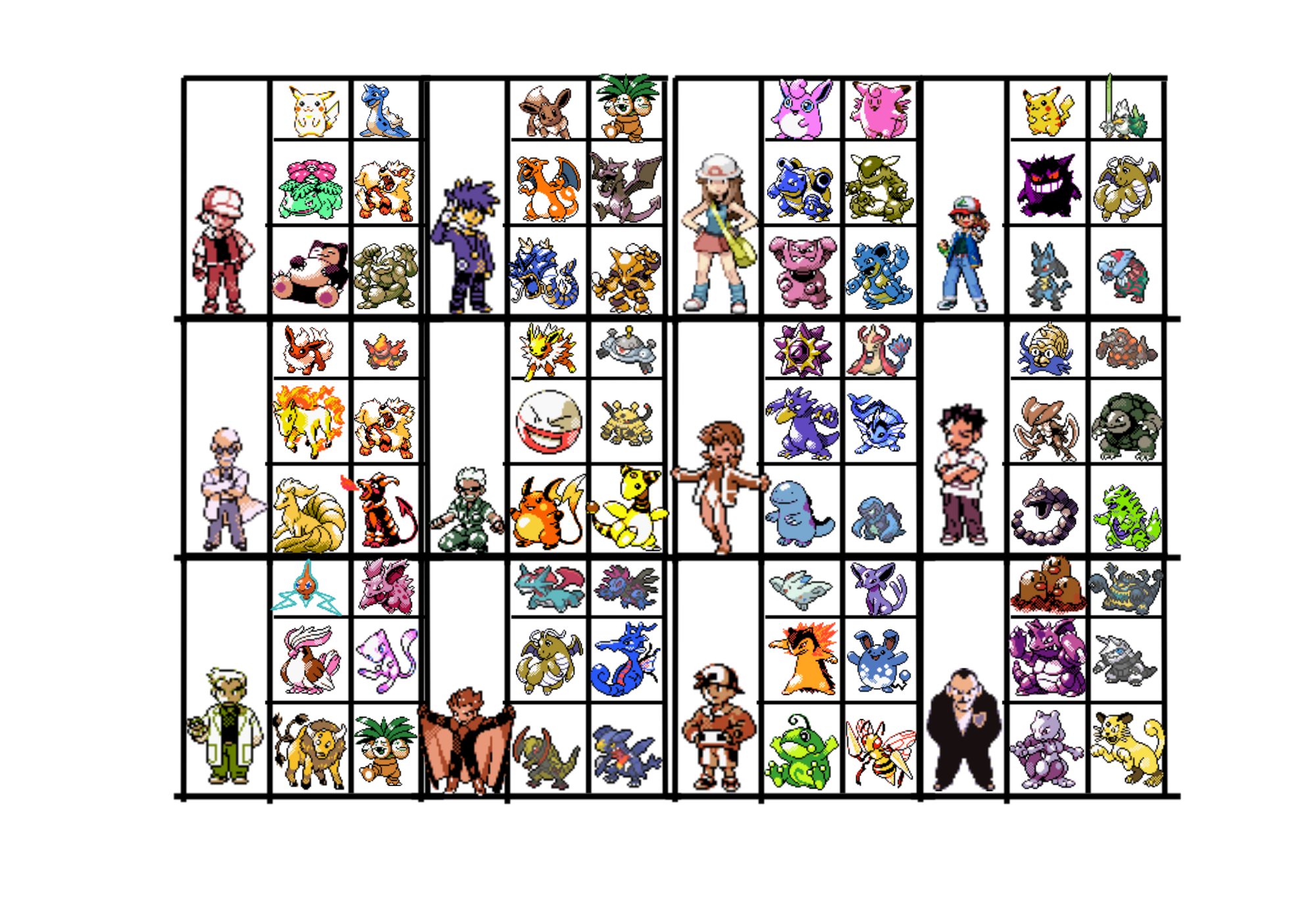 Pokemon Character Stack Pok by marcel6679 on DeviantArt