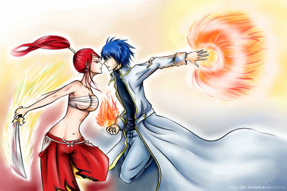 Erza and Gerard: love you till I die