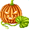 Pixel pumpkin