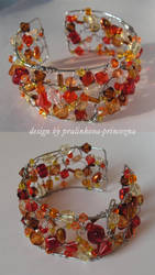 Autumn mosaic bracelet