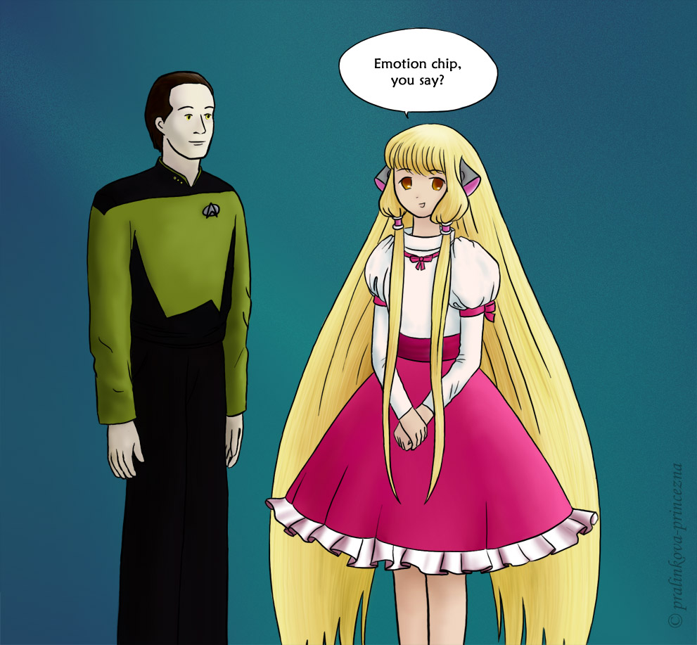 Data solves Chobits mystery