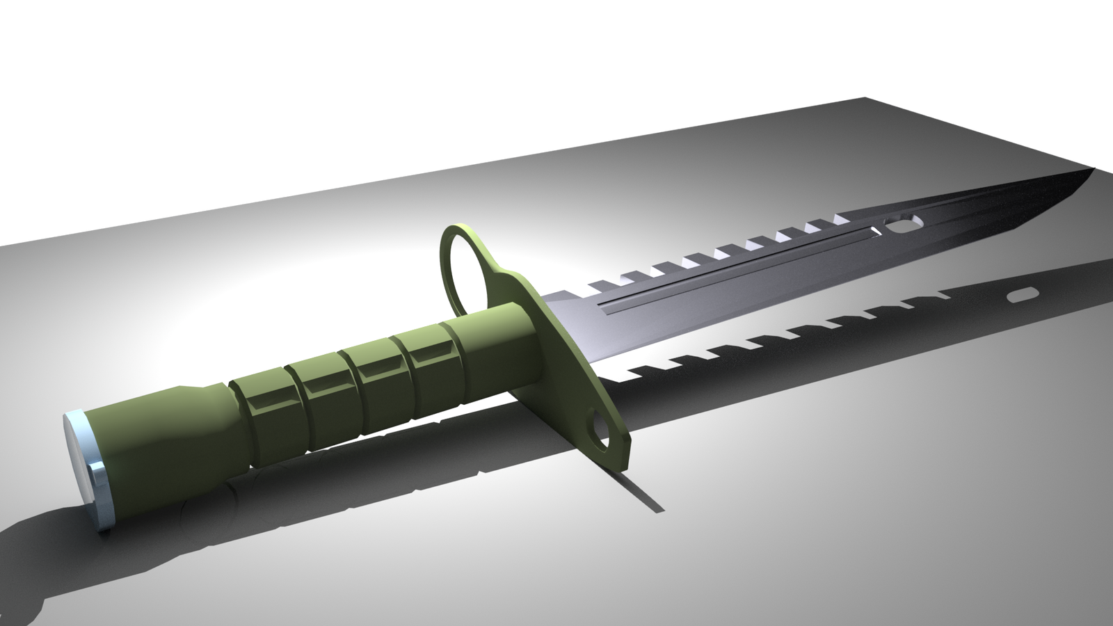 Bayonet 3D Model By SoariNBlu On DeviantArt