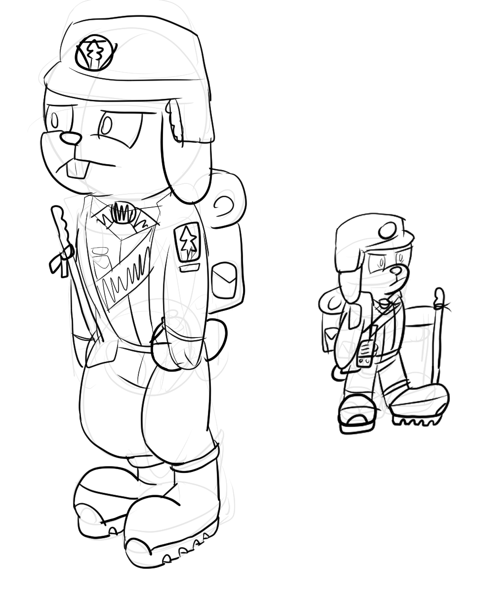 Unnamed Rabbit Park Ranger from a Dream by Starfoth on DeviantArt