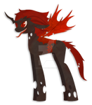 Changeling Version of Myself a Friend Made :D by W0nderbolts