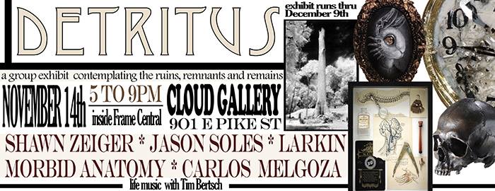 Detritus Art Show Poster