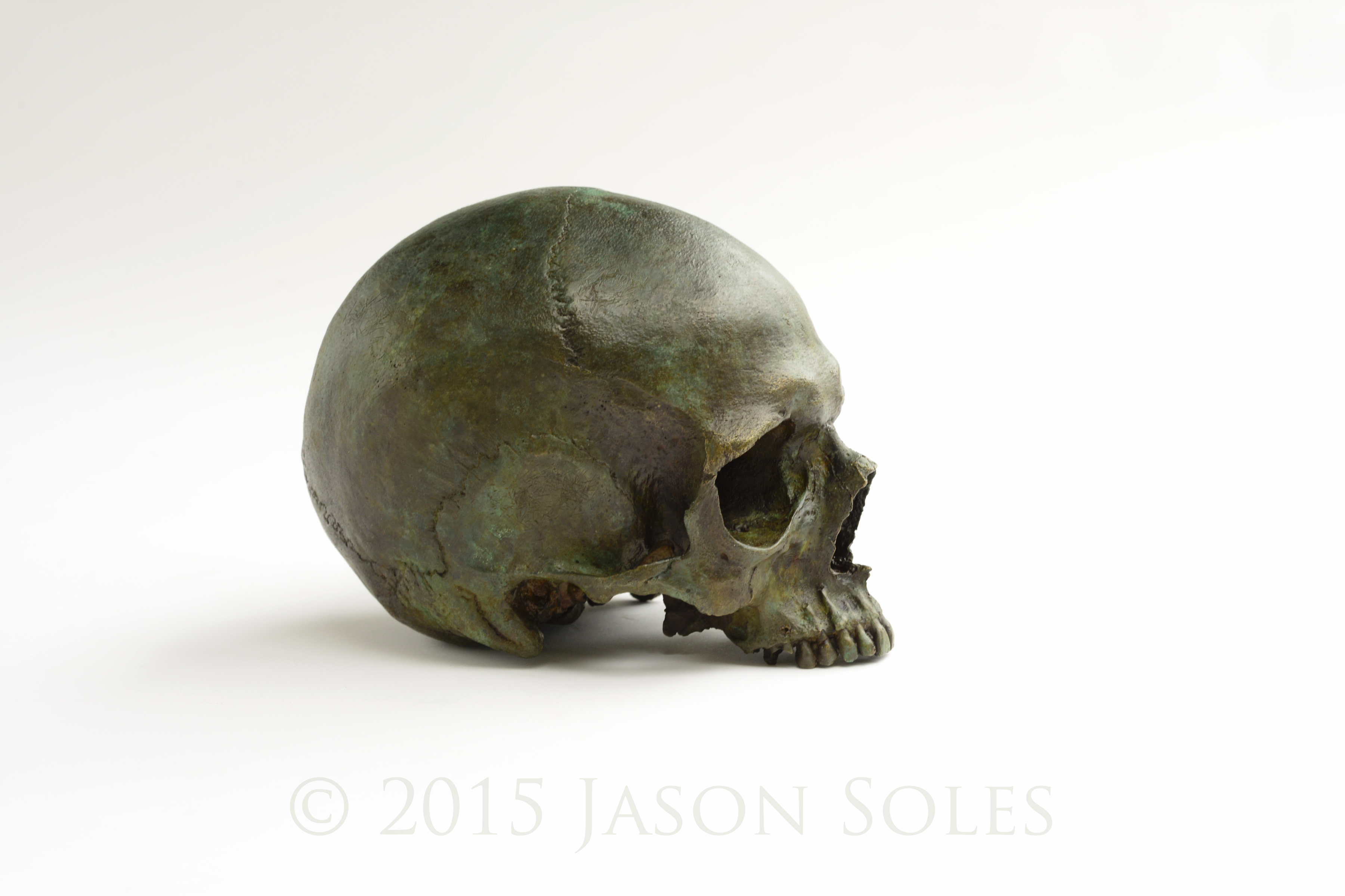 Bronze Female Skull