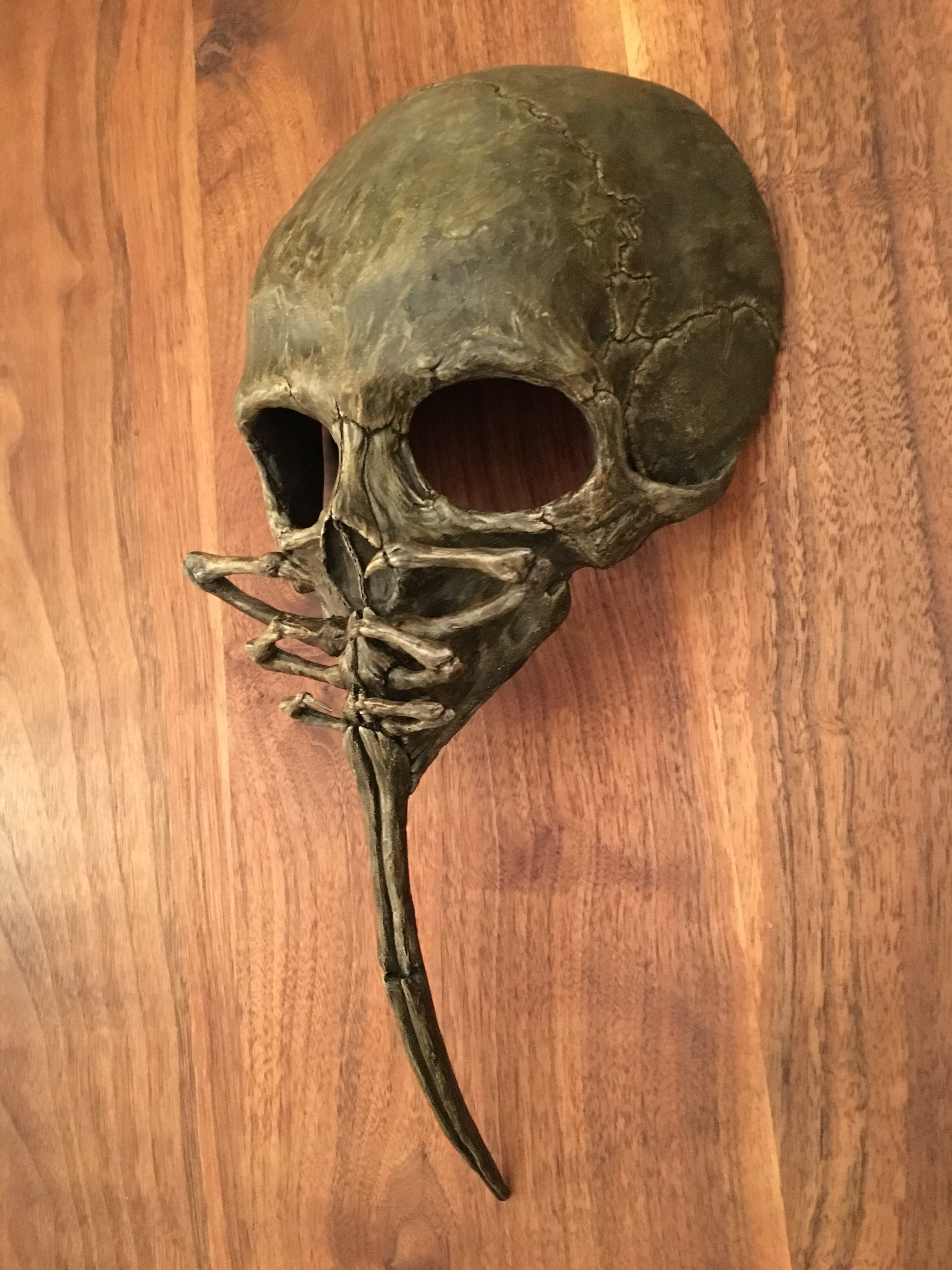 Resin casting of the Stygian Mask