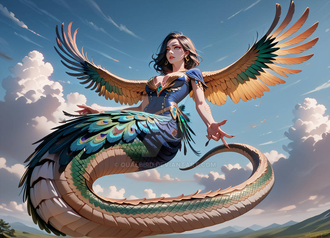 Depiction Of Her The Feathered Serpent By QualBird On DeviantArt depiction-of-her-the-feathered-serpent-by-qualbird-on-deviantart