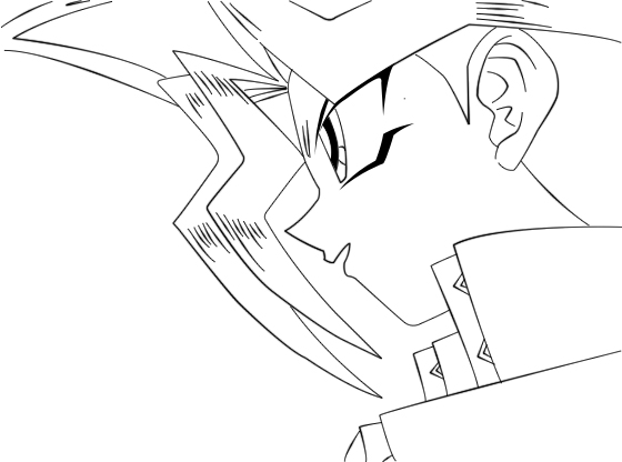 Yugi lineart