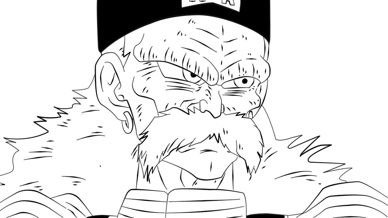 Dr. Gero lineart by Jatob4 on DeviantArt