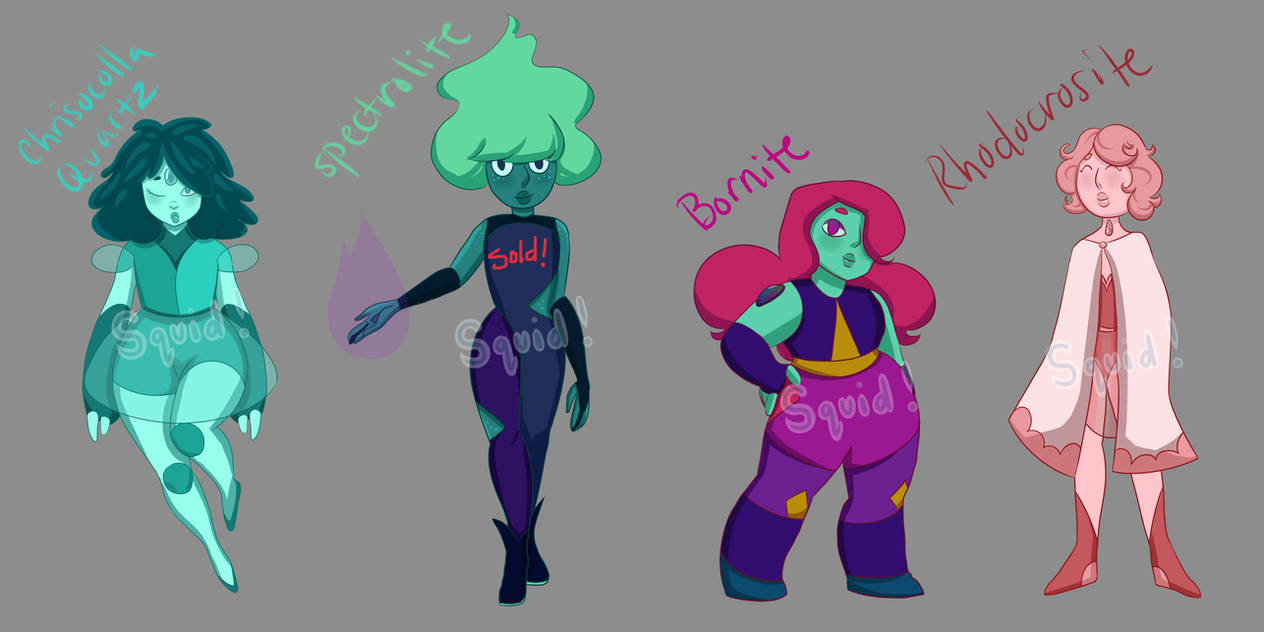 Gem OC Adoptables! CLOSED by fireflysquidink on DeviantArt